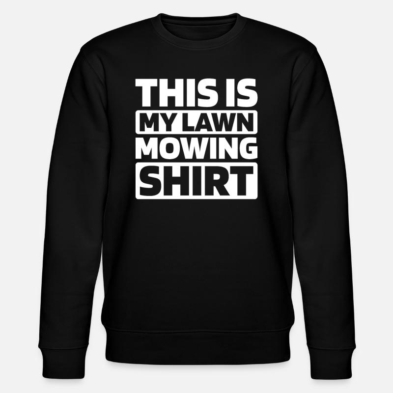 Rasenmäher Mähen - Stanley/Stella Unisex Bio-Sweatshirt CHANGER - Schwarz