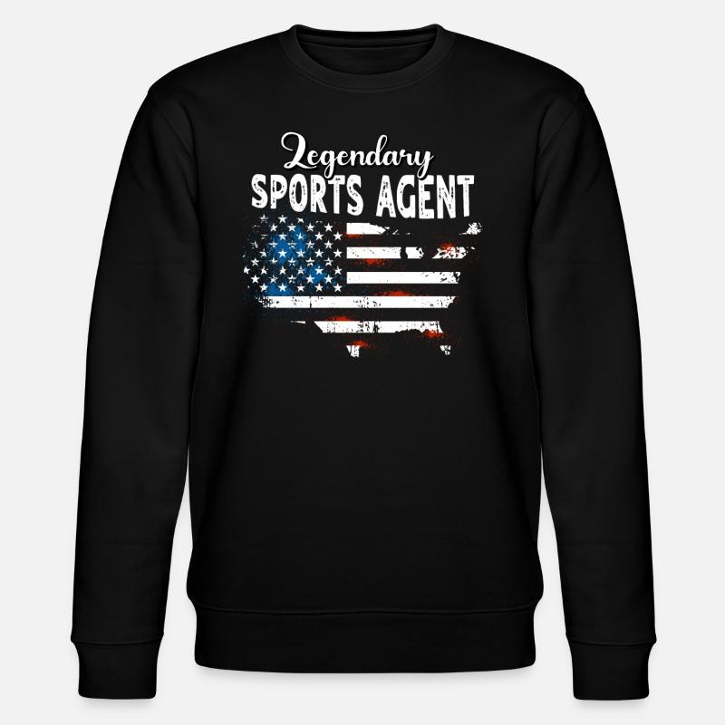 Agent sportif US - Sweat bio CHANGER Stanley/Stella Unisexe - noir