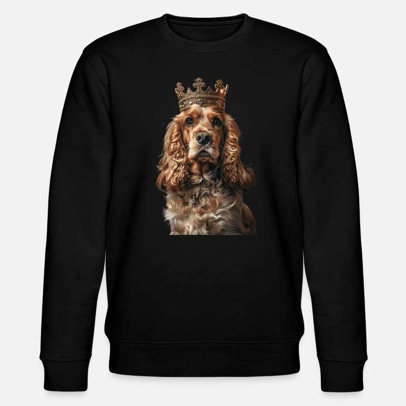 Cocker Spaniel - Stanley/Stella Unisex Bio-Sweatshirt CHANGER  - Schwarz