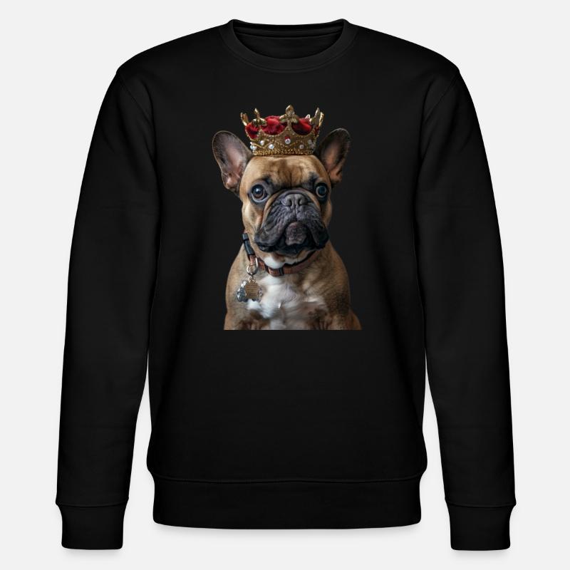 Bouledogue français - Sweat bio CHANGER Stanley/Stella Unisexe - noir