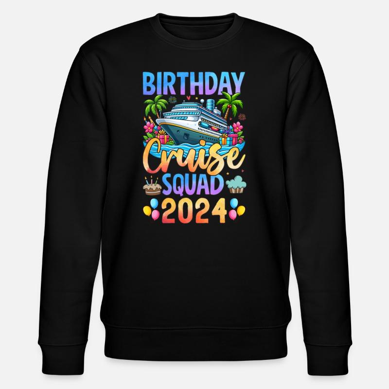 Escouade de croisière d’anniversaire 2024 - Sweat bio CHANGER Stanley/Stella Unisexe - noir