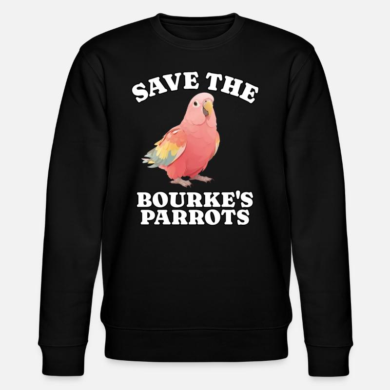 Bourke Parake, Sauvez Bourke Parrot - Sweat bio CHANGER Stanley/Stella Unisexe - noir