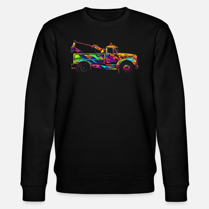 Abschleppdienst Abschleppdienst Fahrer Abschleppdi - Stanley/Stella Unisex Bio-Sweatshirt CHANGER  - Schwarz