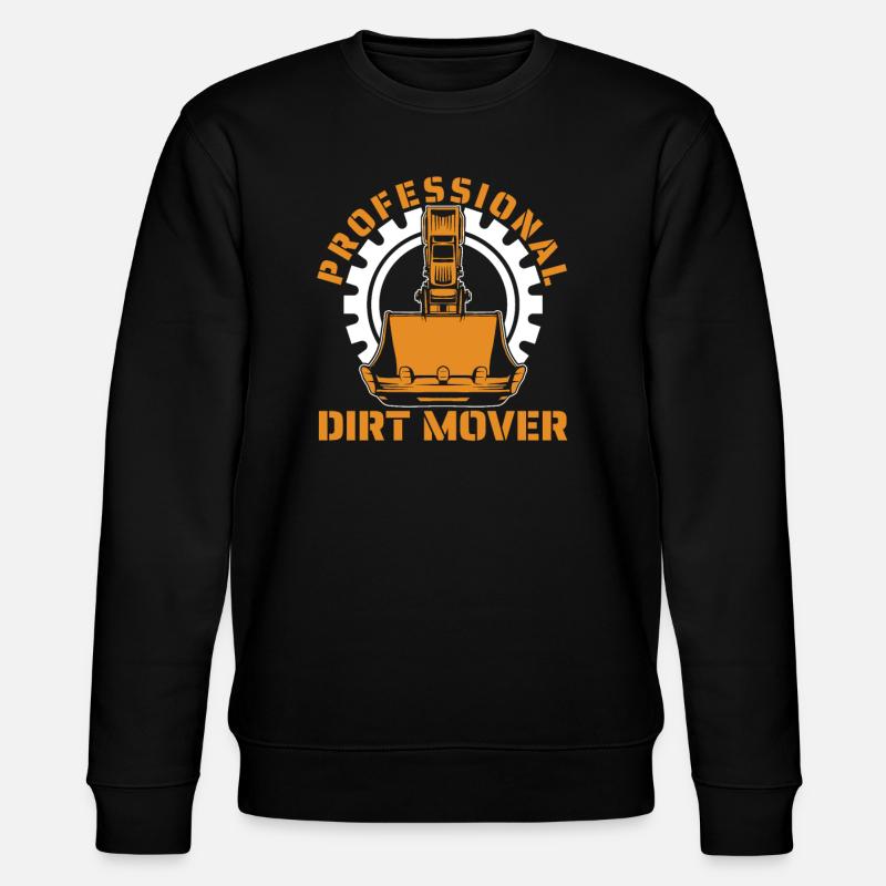 Excavator Operator - Stanley/Stella CHANGER Unisex Organic Sweatshirt - black
