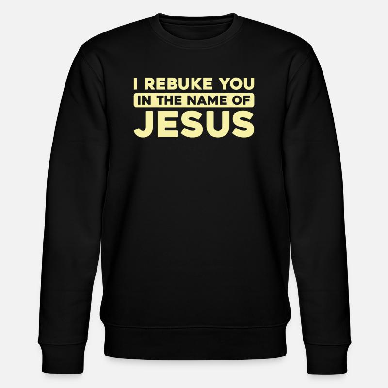 Christ Christentum - Stanley/Stella Unisex Bio-Sweatshirt CHANGER - Schwarz