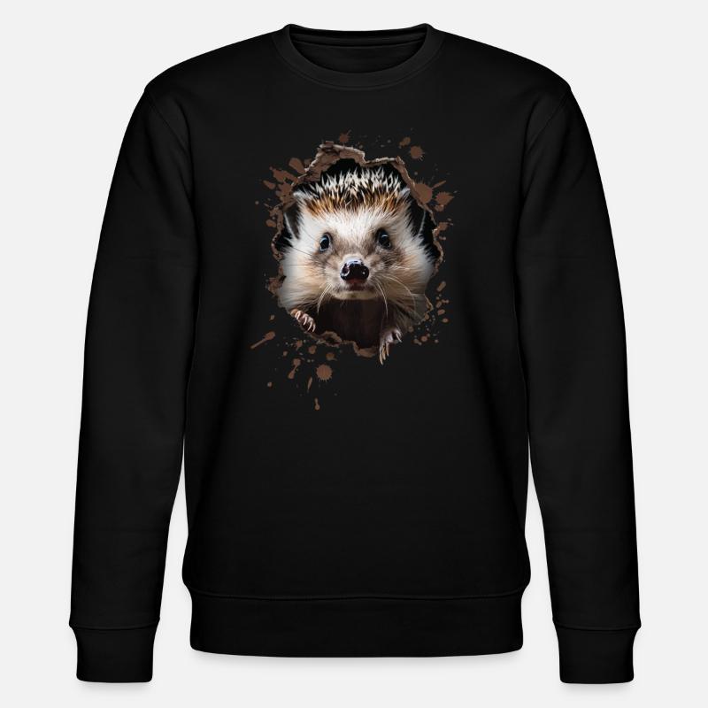 Igel - Stanley/Stella Unisex Bio-Sweatshirt CHANGER  - Schwarz