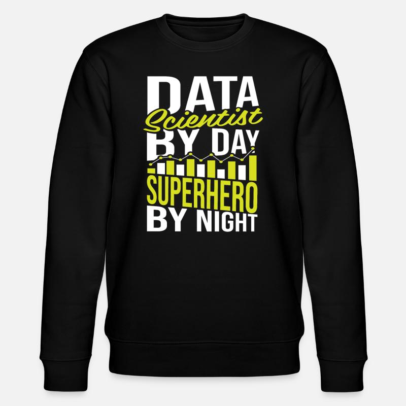 Data Science Data Analyst - Stanley/Stella Unisex Bio-Sweatshirt CHANGER  - Schwarz