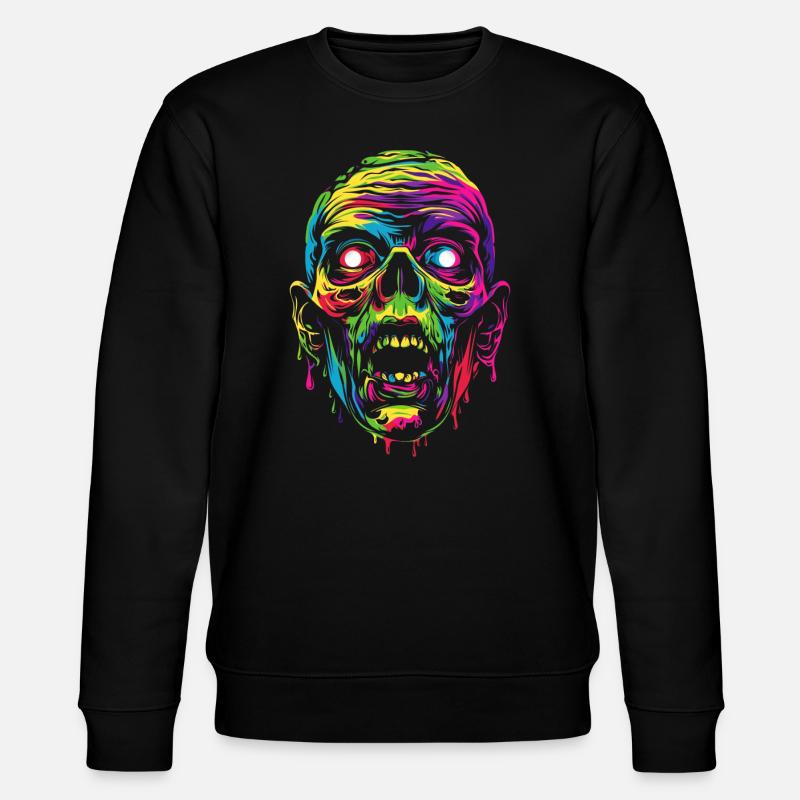 Zombie Halloween Spooky Pop Art - Sweat bio CHANGER Stanley/Stella Unisexe - noir