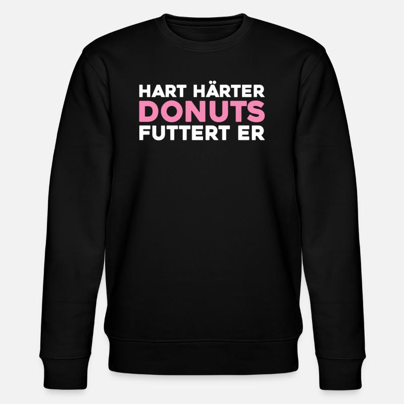 Donut - Stanley/Stella Unisex Bio-Sweatshirt CHANGER  - Schwarz