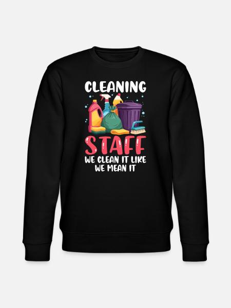 Cleaning Staff - Stanley/Stella CHANGER Unisex Organic Sweatshirt - black