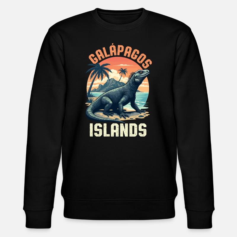 Galapagos Islands - Stanley/Stella Unisex Bio-Sweatshirt CHANGER  - Schwarz