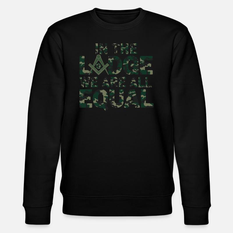 Maçon Maçon Maçon Camo Franc-maçon - Sweat bio CHANGER Stanley/Stella Unisexe - noir