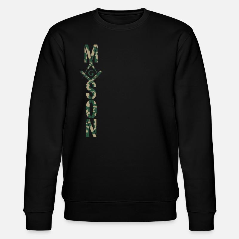 Maçon Camo Franc-maçon Maçon - Sweat bio CHANGER Stanley/Stella Unisexe - noir