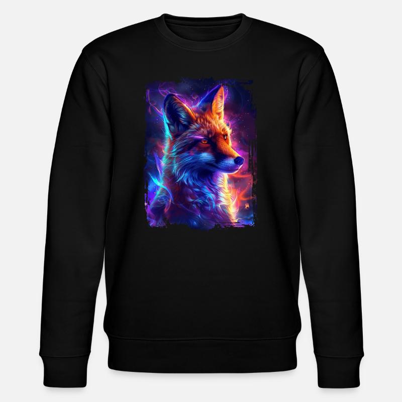 Fuchs - Stanley/Stella Unisex Bio-Sweatshirt CHANGER - Schwarz
