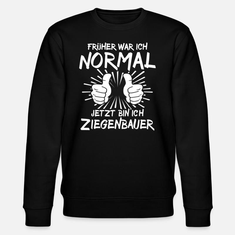 Ziegenbauer - Stanley/Stella Unisex Bio-Sweatshirt CHANGER - Schwarz