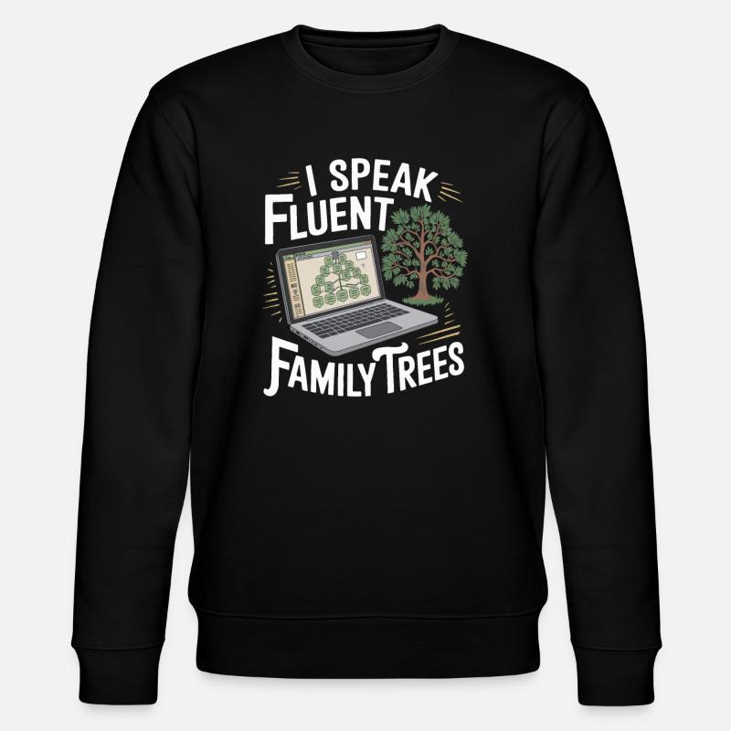 Genealogist - Stanley/Stella CHANGER Unisex Organic Sweatshirt - black
