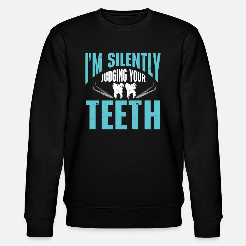 Dentist - Stanley/Stella Unisex Bio-Sweatshirt CHANGER  - Schwarz