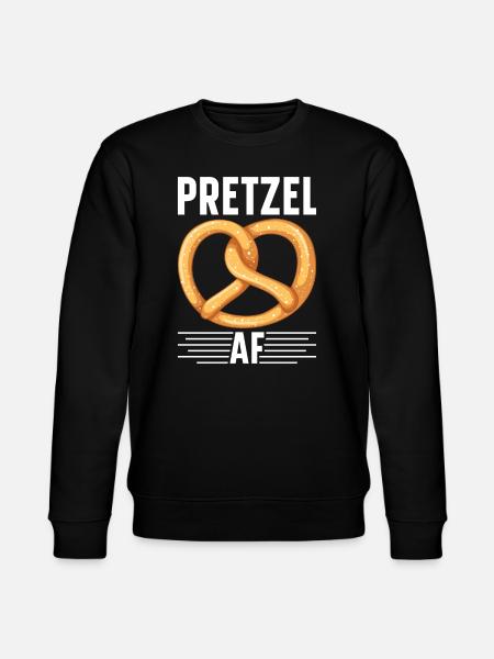 Bretzel Brezeln Bäcker Backwaren - Stanley/Stella Unisex Bio-Sweatshirt CHANGER - Schwarz