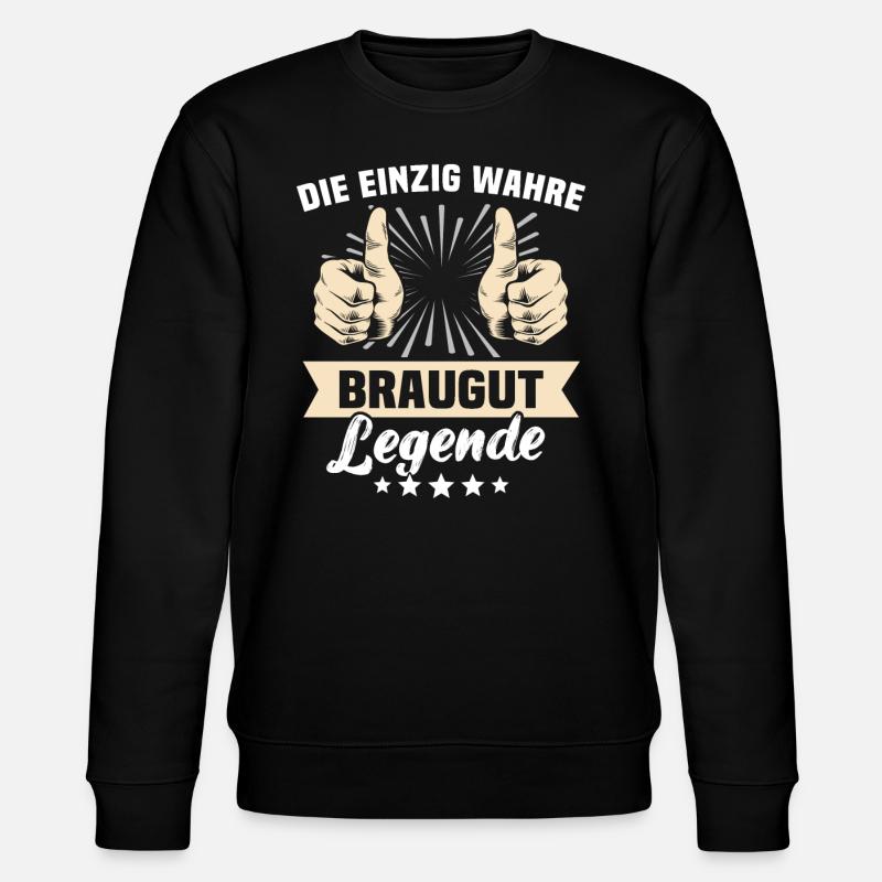 Dictons de Braugut - Sweat bio CHANGER Stanley/Stella Unisexe - noir