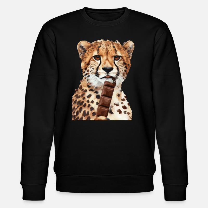 Gepard - Stanley/Stella Unisex Bio-Sweatshirt CHANGER  - Schwarz