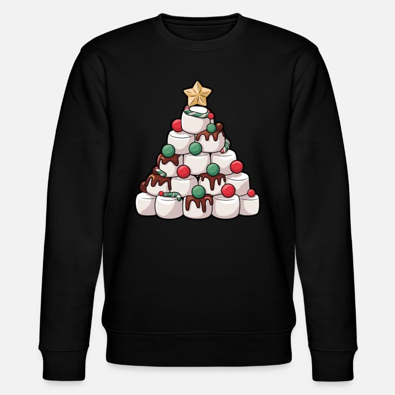 Arbre de Noël Guimauve - Sweat bio CHANGER Stanley/Stella Unisexe - noir