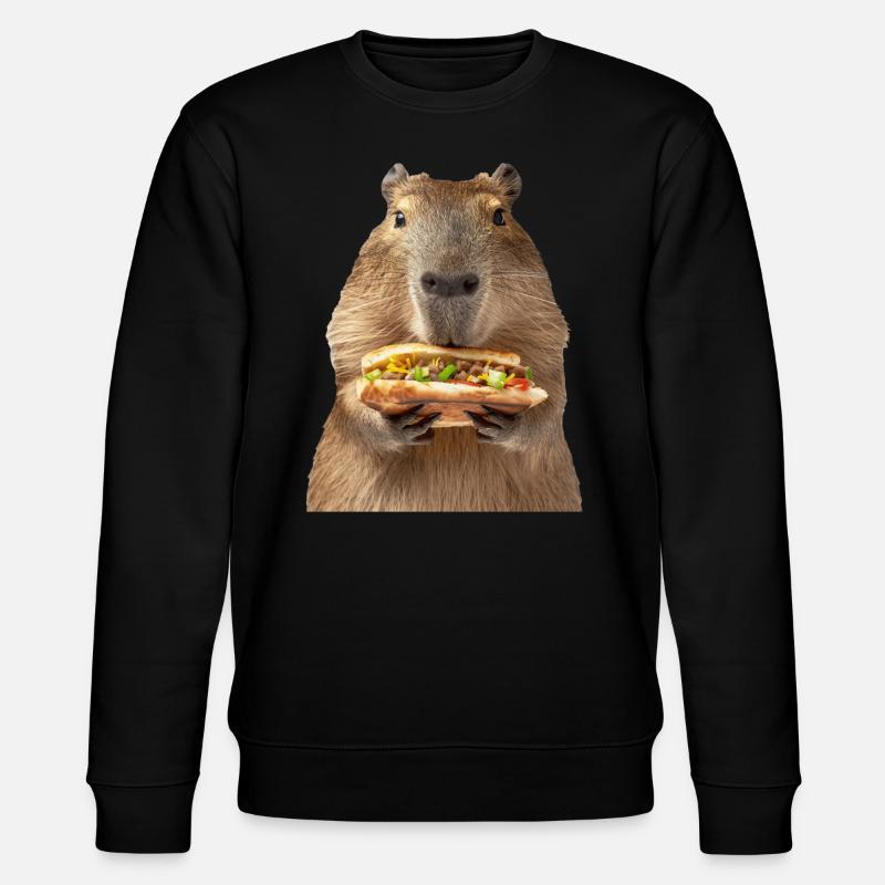 Capybara - Stanley/Stella CHANGER Unisex Organic Sweatshirt - black
