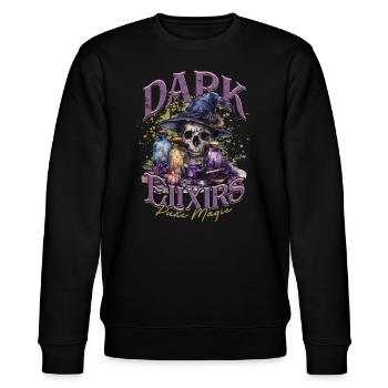 Apothecary Herbalist Dark Elixirs Dark Magic - Stanley/Stella CHANGER Unisex Organic Sweatshirt - black - Front - Nik (191cm) & Marisol (170cm)