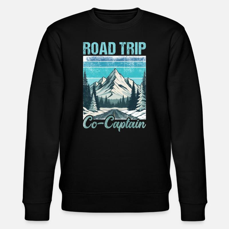 Co-capitaine du road trip - Sweat bio CHANGER Stanley/Stella Unisexe - noir