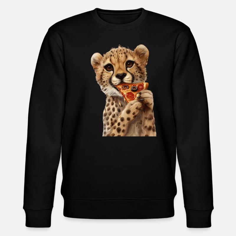 Gepard - Stanley/Stella Unisex Bio-Sweatshirt CHANGER  - Schwarz
