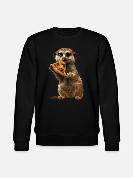 Erdmännchen - Stanley/Stella Unisex Bio-Sweatshirt CHANGER - Schwarz