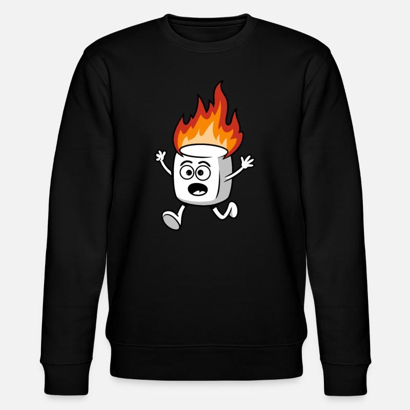 Brûlage de guimauve - Sweat bio CHANGER Stanley/Stella Unisexe - noir