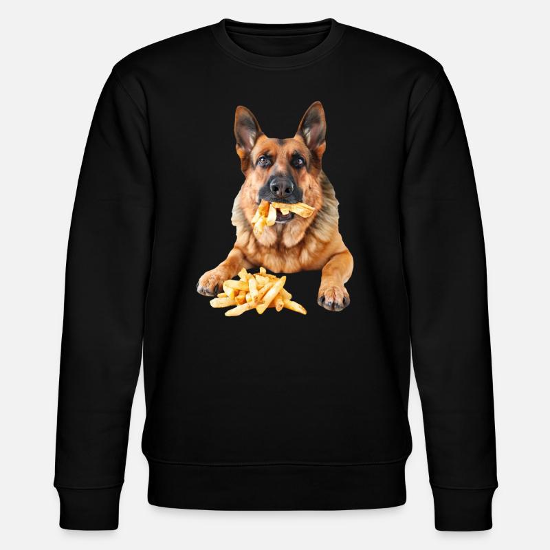 Deutscher Schäferhund - Stanley/Stella Unisex Bio-Sweatshirt CHANGER  - Schwarz