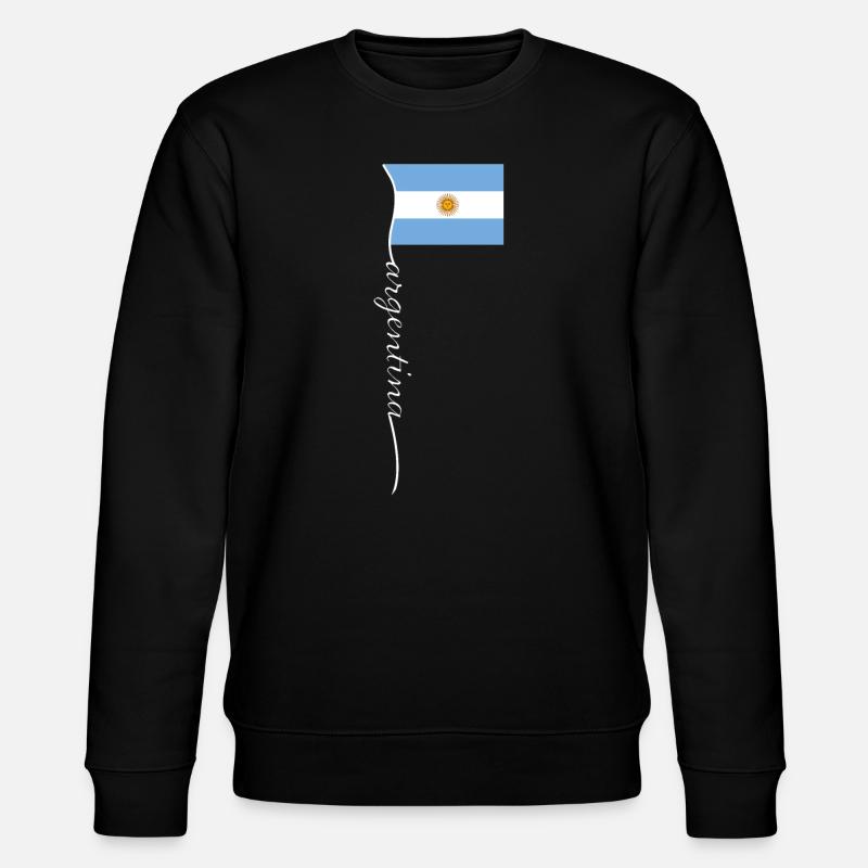 Argentine Cadeau Argentine Drapeau argentin - Sweat bio CHANGER Stanley/Stella Unisexe - noir