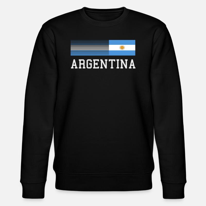 Argentine Cadeau Argentine Drapeau argentin - Sweat bio CHANGER Stanley/Stella Unisexe - noir