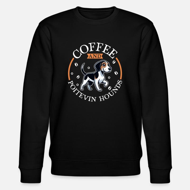 Café et Poitevin - Sweat bio CHANGER Stanley/Stella Unisexe - noir