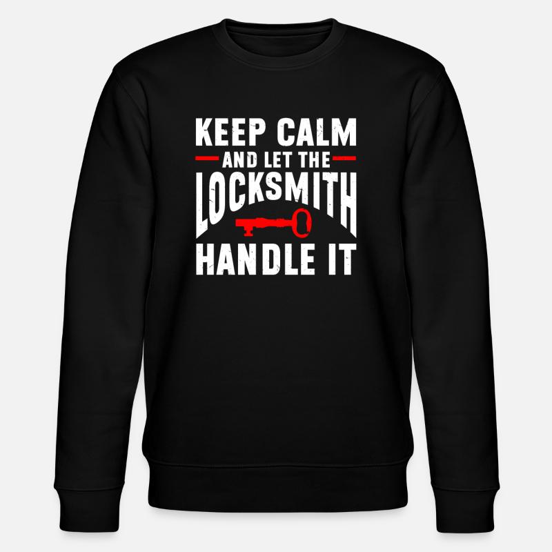 Locksmith Lockpicking Lockpicker - Stanley/Stella CHANGER Unisex Organic Sweatshirt - black