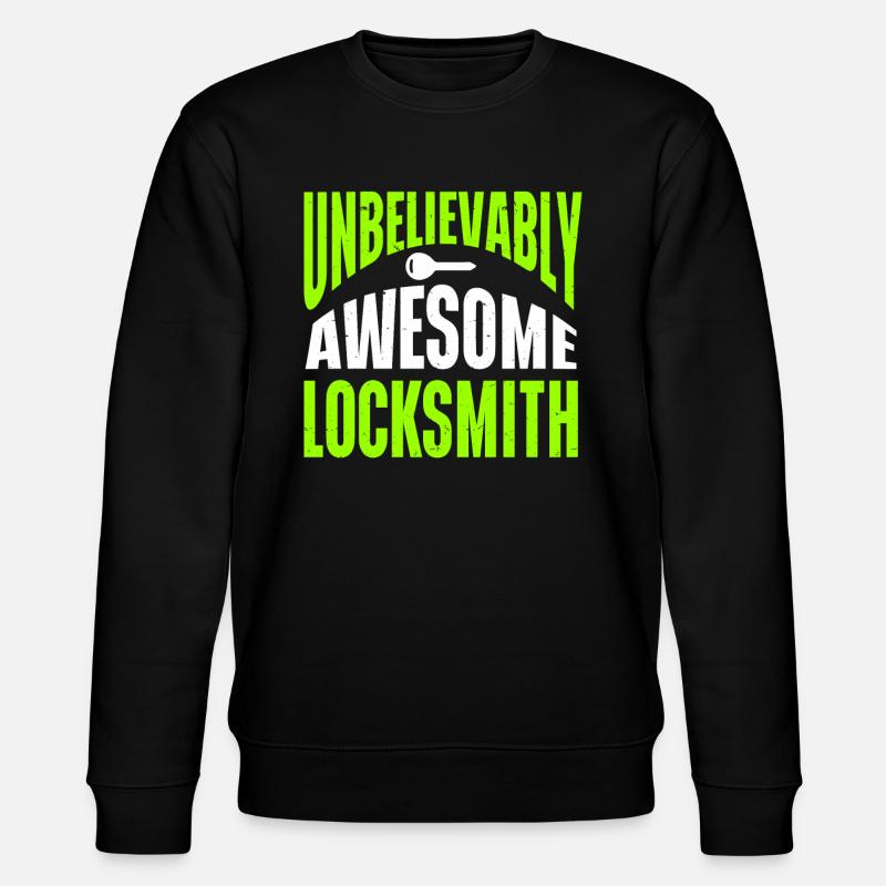 Locksmith Lockpicking Lockpicker - Stanley/Stella CHANGER Unisex Organic Sweatshirt - black