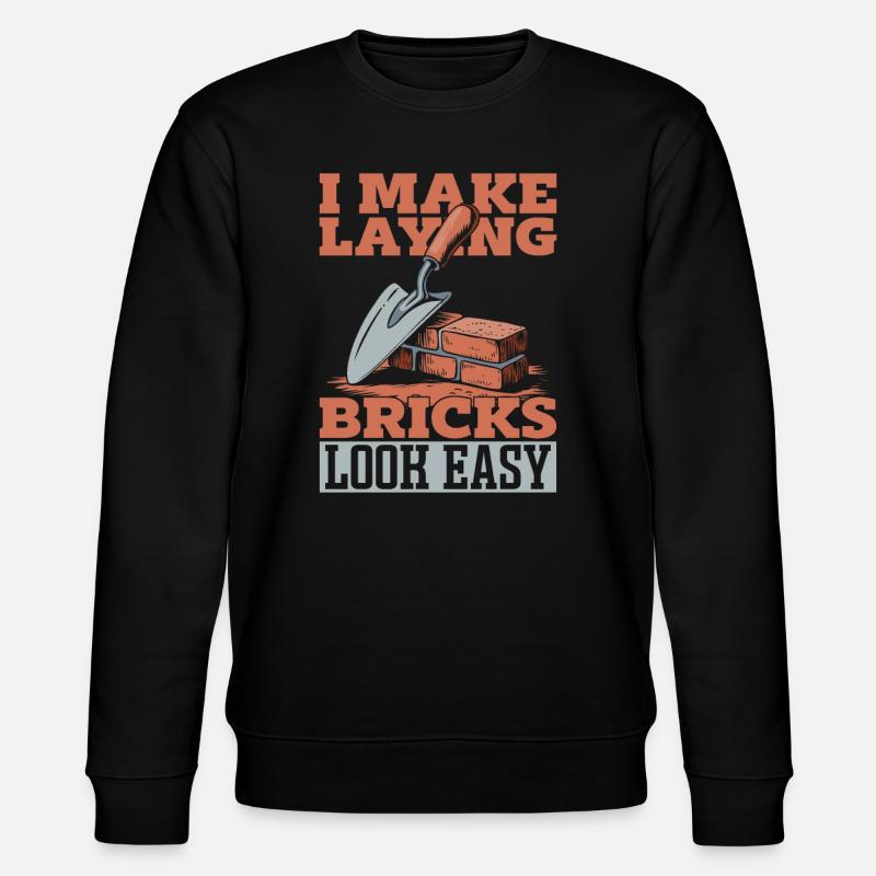 Bricklayer - Stanley/Stella CHANGER Unisex Organic Sweatshirt - black