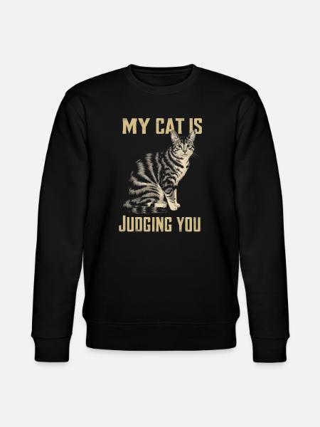 Mon chat vous juge - Sweat bio CHANGER Stanley/Stella Unisexe - noir