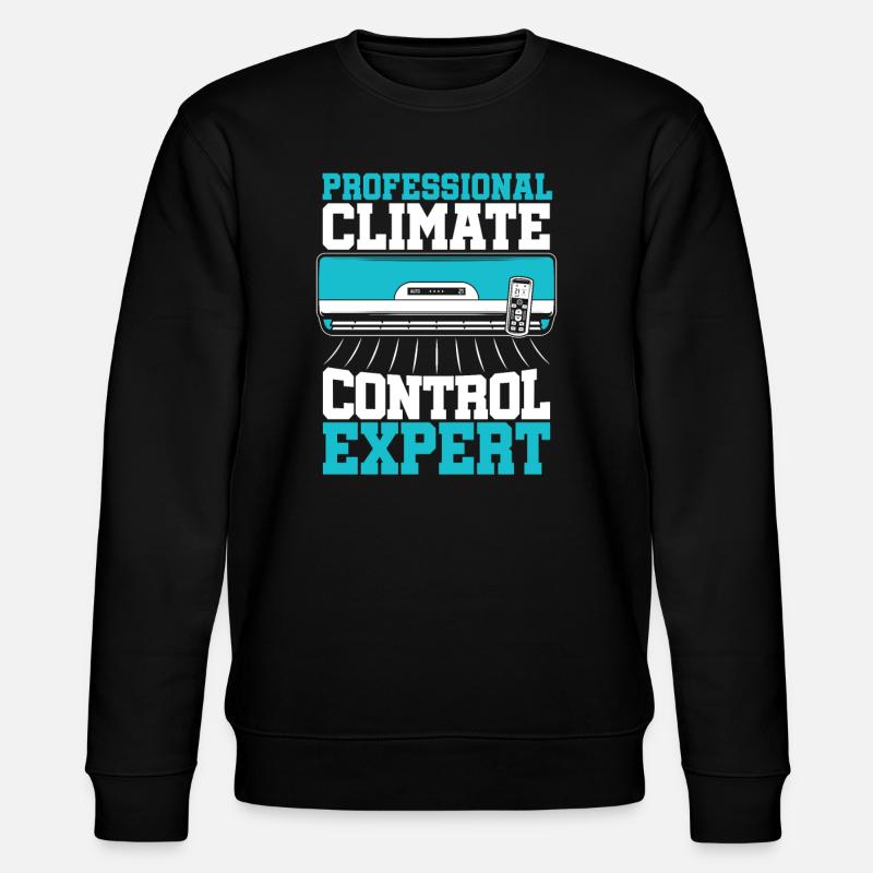 HVAC Technician - Stanley/Stella CHANGER Unisex Organic Sweatshirt - black