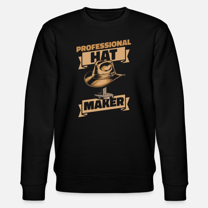 Hutmacher - Stanley/Stella Unisex Bio-Sweatshirt CHANGER - Schwarz