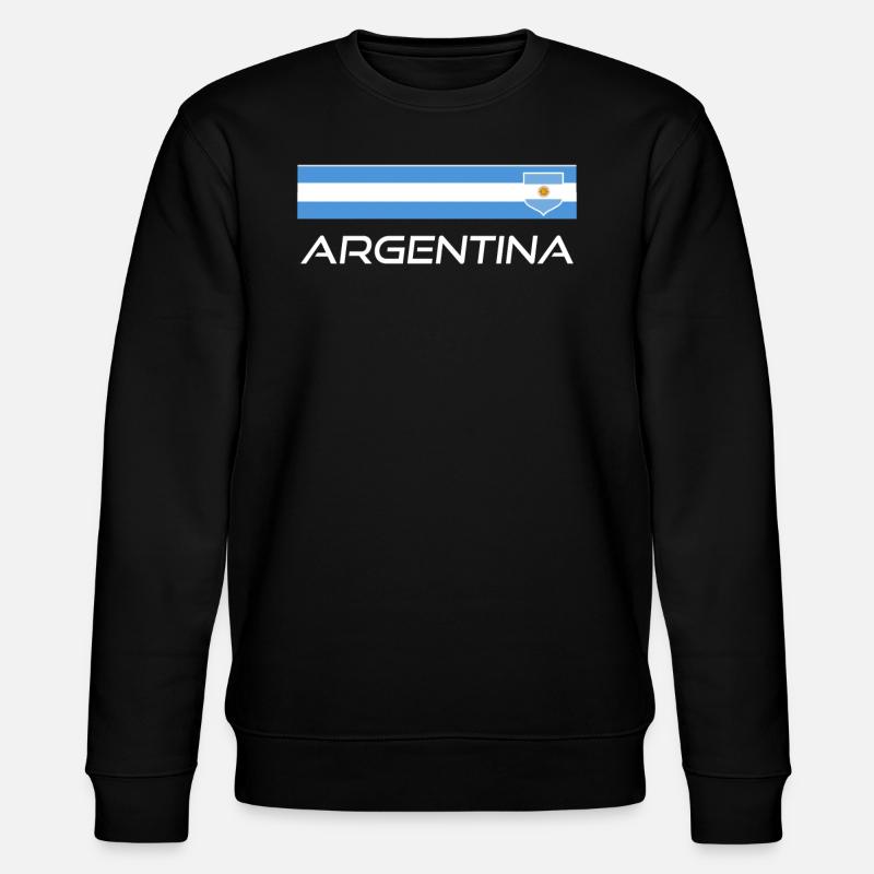 Argentine Cadeau Argentine Drapeau argentin - Sweat bio CHANGER Stanley/Stella Unisexe - noir
