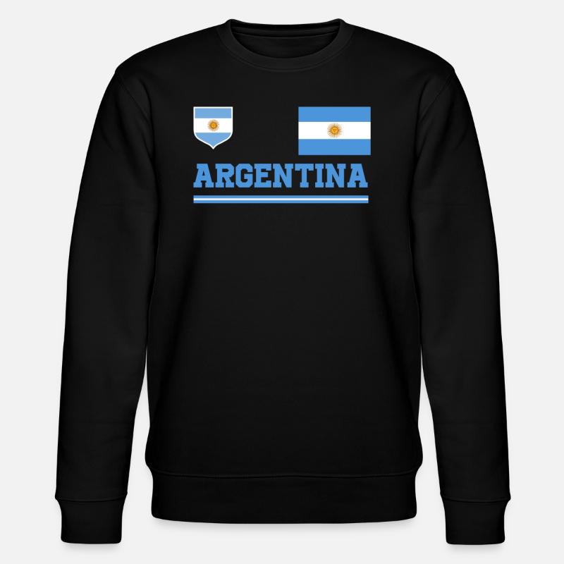 Argentine Cadeau Argentine Drapeau argentin - Sweat bio CHANGER Stanley/Stella Unisexe - noir