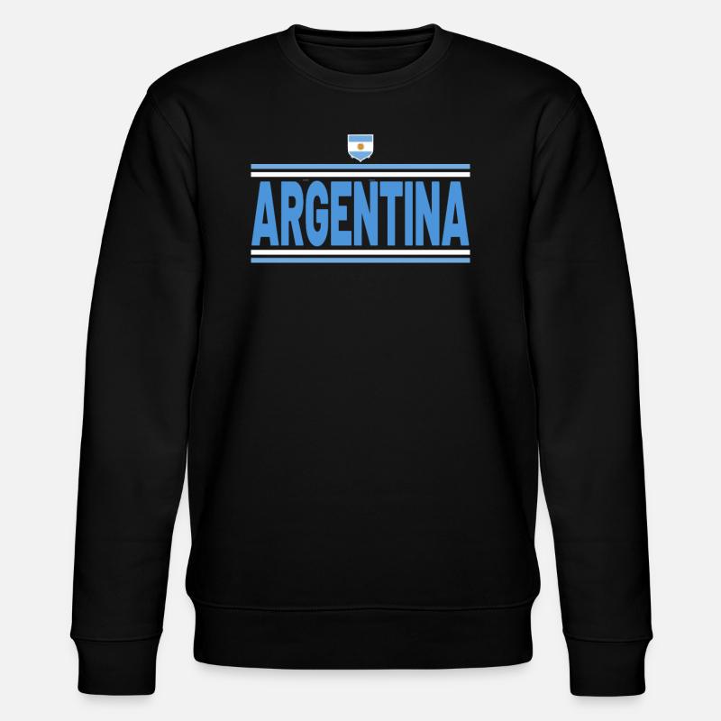 Argentine Cadeau Argentine Drapeau argentin - Sweat bio CHANGER Stanley/Stella Unisexe - noir