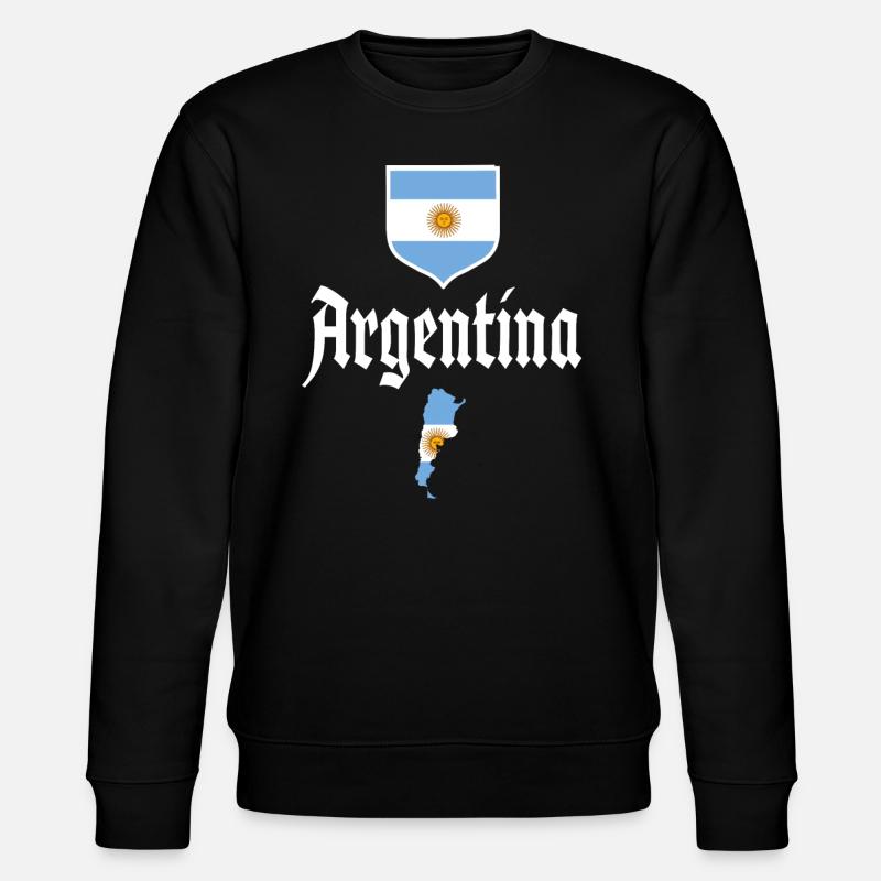 Argentine Cadeau Argentine Drapeau argentin - Sweat bio CHANGER Stanley/Stella Unisexe - noir