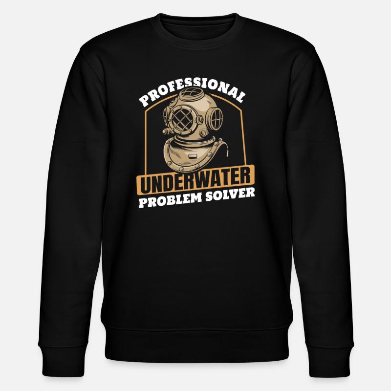 Berufstaucher - Stanley/Stella Unisex Bio-Sweatshirt CHANGER  - Schwarz