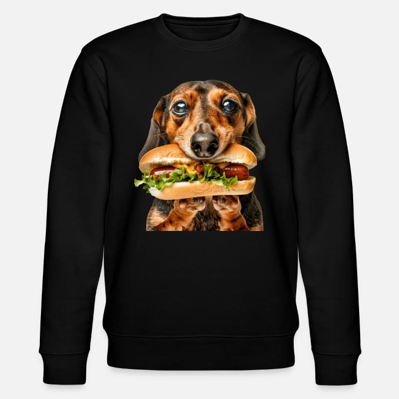 Dachshund - Stanley/Stella CHANGER Unisex Organic Sweatshirt - black