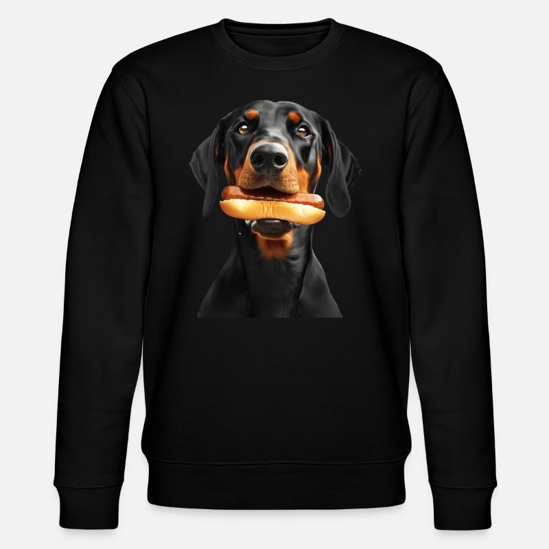 Dobermann - Stanley/Stella Unisex Bio-Sweatshirt CHANGER  - Schwarz