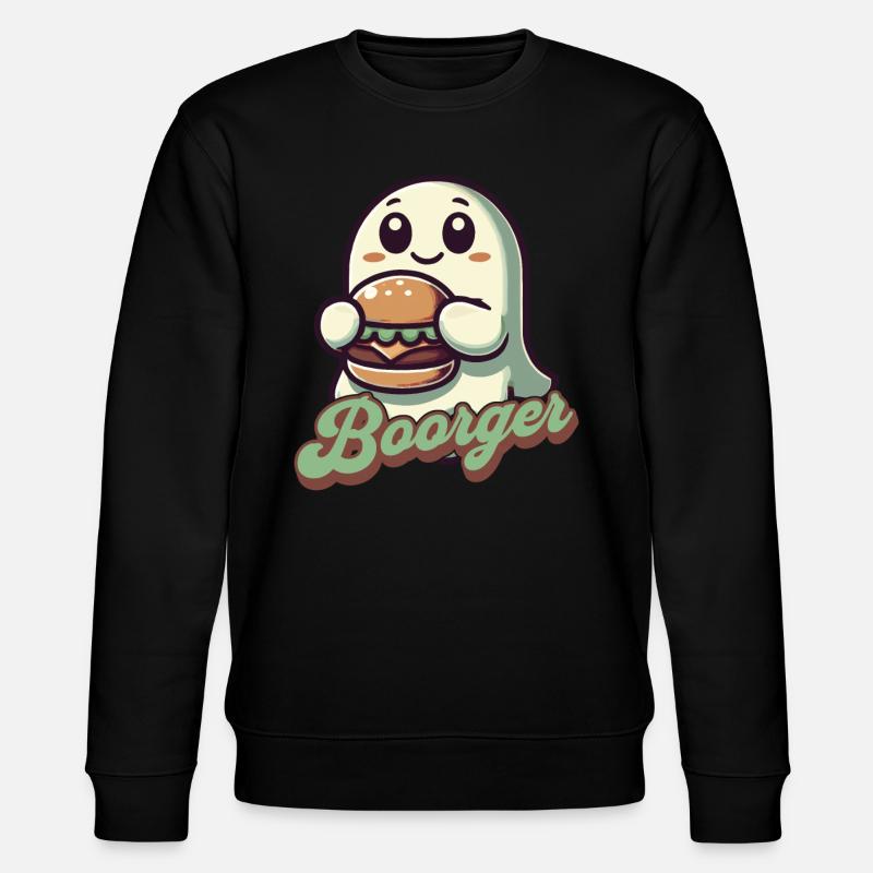 Ghost Boorger Hamburger Freund - Sweat bio CHANGER Stanley/Stella Unisexe - noir