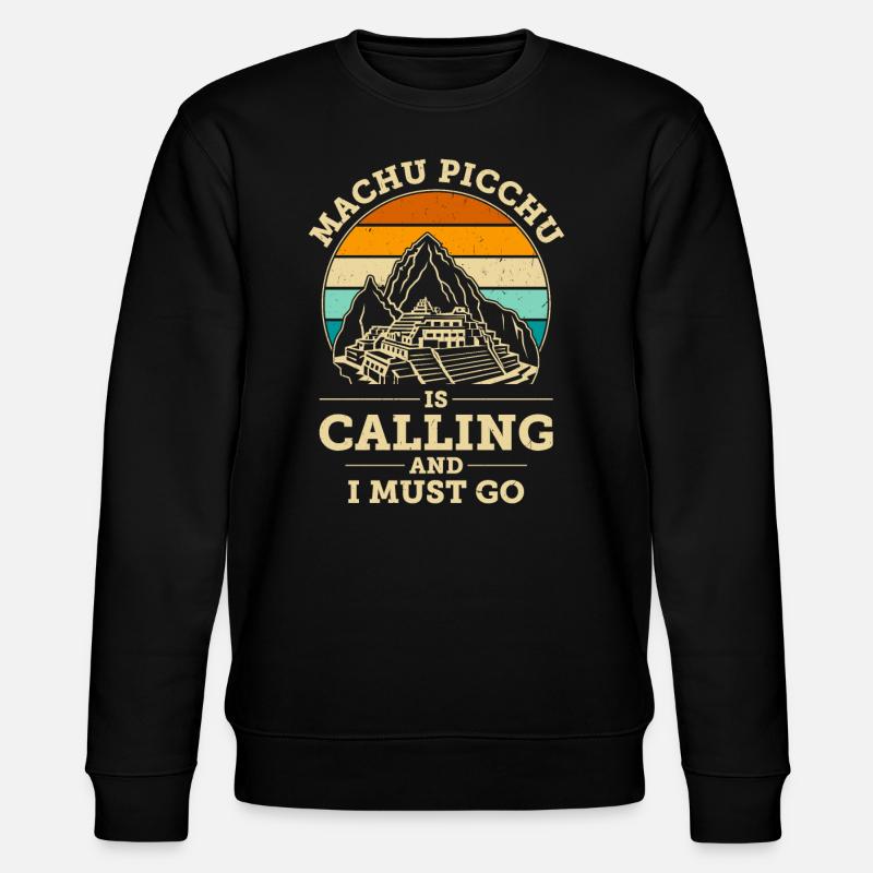 Peru Machu Picchu - Stanley/Stella Unisex Bio-Sweatshirt CHANGER  - Schwarz